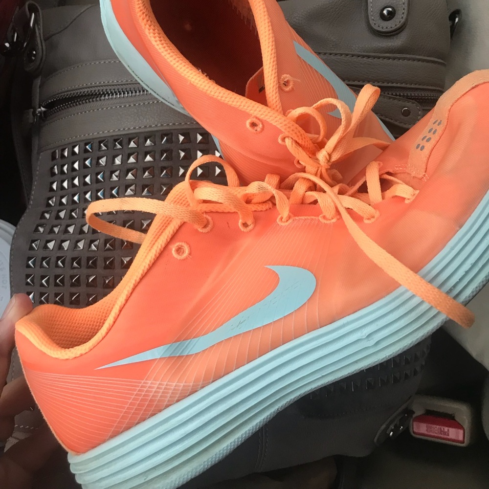 *sold* Nike LUNARLON orange size 10 GUC!